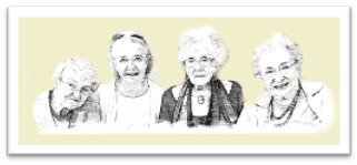 vier grootmoeders