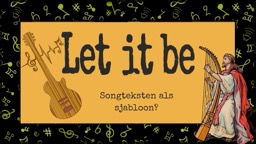 een guitar en een harp