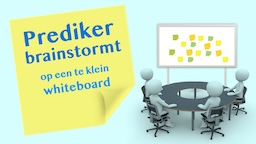 brainstormen met whiteboard