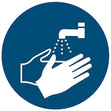 bord handen wassen