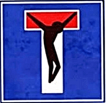 Speciaal verkeersbord - Jezus aan het kruis