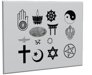 symbolen van levensbeschouwingen